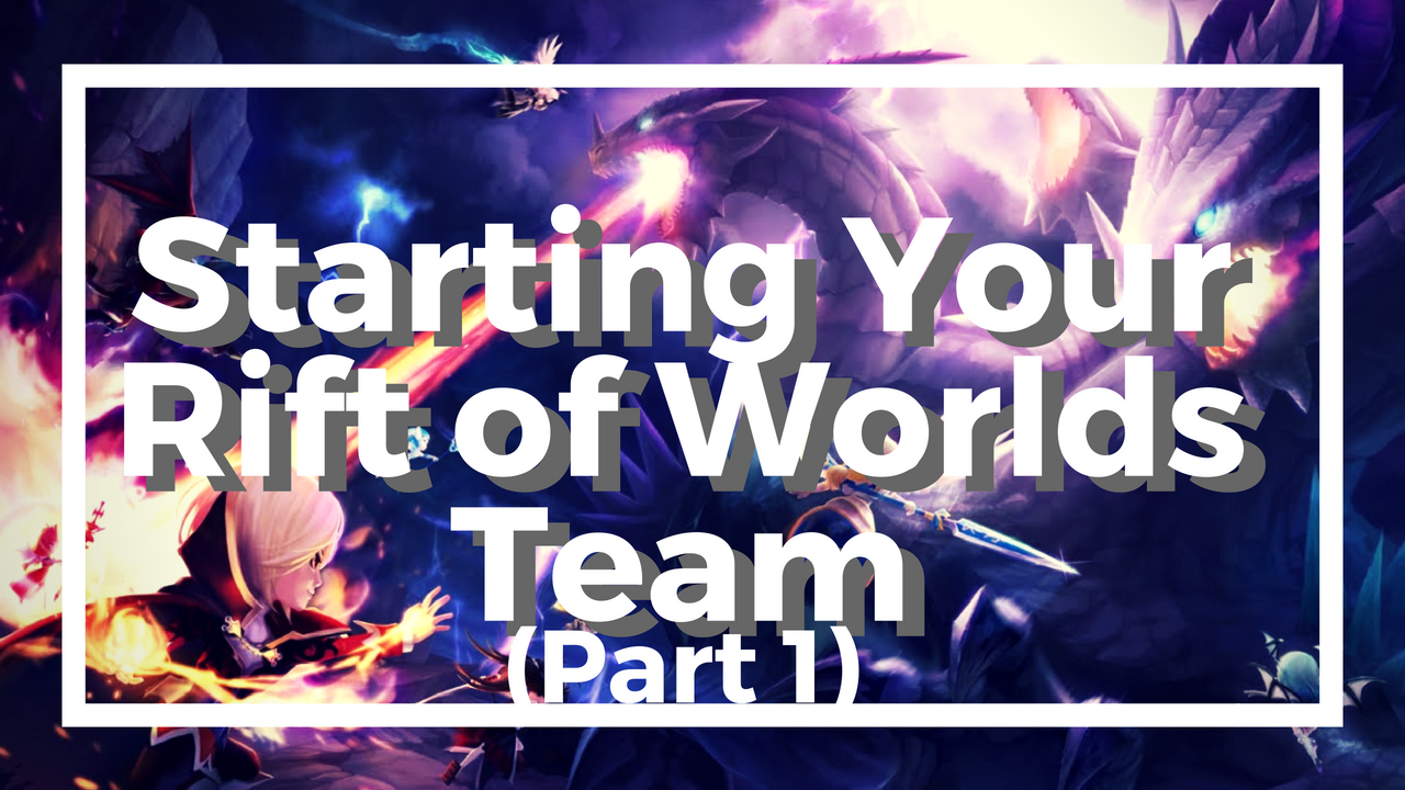 Starting Your Rift of Worlds Team (Part 1) | Summoners War Sky Arena